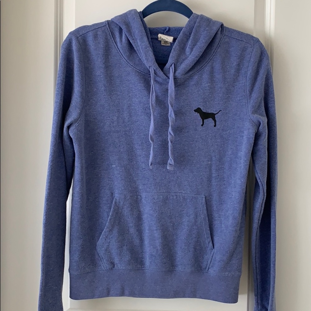 PINK VICTORIA’S SECRET PURPLE PULLOVER HOODIE